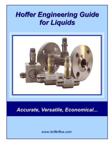 Hoffer Engineering Guide for Liquids