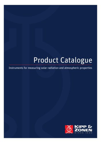 Kipp & Zonen Product Catalogue