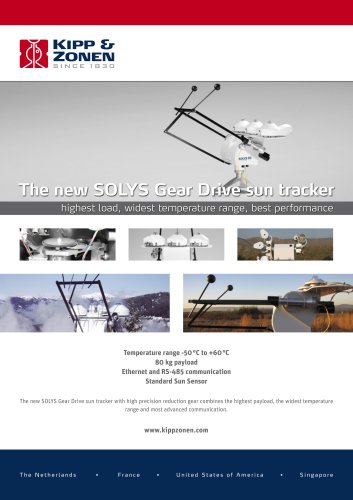 SOLYS Gear Drive sun tracker