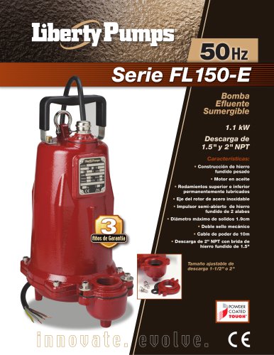 FL150-E Series Sewage Pumps