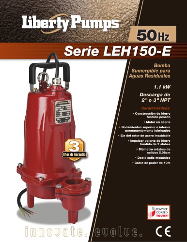 LEH150-E Series Sewage Pumps