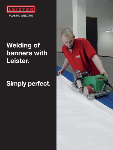 Welding of Banners with Leister