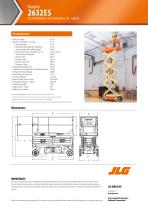 Modelo 2632ES PLATAFORMAS ELEVADORAS DE TIJERA - 2