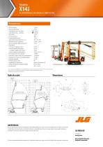 Modelo X14J PLATAFORMAS DE ORUGA COMPACTAS - 2