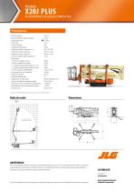 Modelo X20J PLUS PLATAFORMAS DE ORUGA COMPACTAS - 2