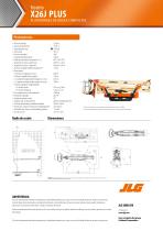 Modelo X26J PLUS PLATAFORMAS DE ORUGA COMPACTAS - 2