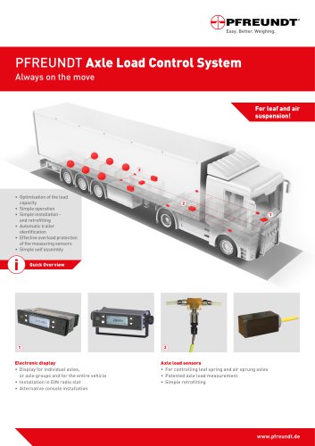 Axle Load Control System