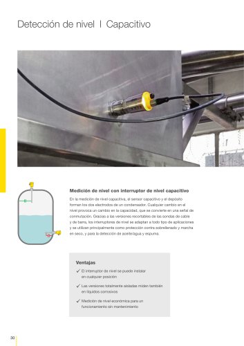 Catálogo de los productos: Capacitivo VEGACAP (Interruptores de nivel)