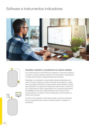 Catálogo de los productos: Software y instrumentos indicadores