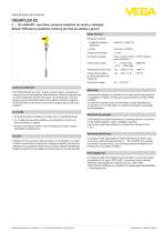 Hoja de datos del producto VEGAFLEX 82 - 1