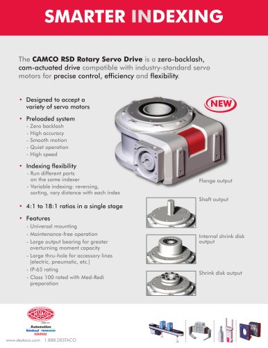 Camco RSD Rotary Servo Drive