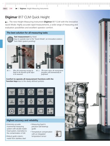 Digimar 817 CLM Quick Height