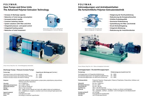 MarSpin. Discharge Pumps / Pressure Increase Pumps