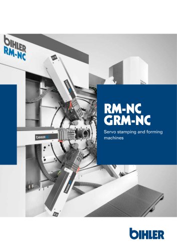 Brochure RM-NC / GRM-NC servo multi-slide machines