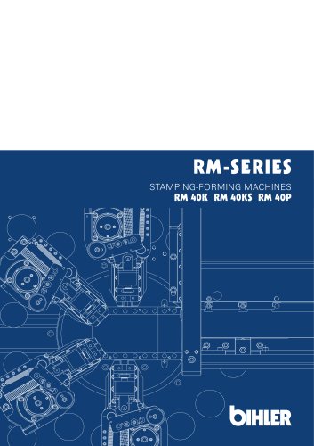 RM Series - Brochure AUTOMATIC PUNCHING AND BENDING MACHINES