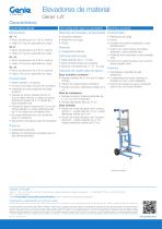 Elevadores de material Genie®  Lift™ - 2