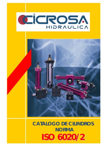 CILINDROS HYDRAULICOS ISO 6020/2