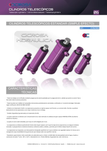 CILINDROS TELESCÓPICOS