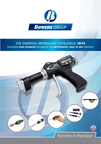 THE ESSENTIAL METROLOGY CATALOGUE 18/19