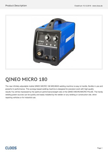 QINEO MICRO 180 2016