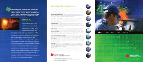 Integrated Command Solution (ICS) Brochure