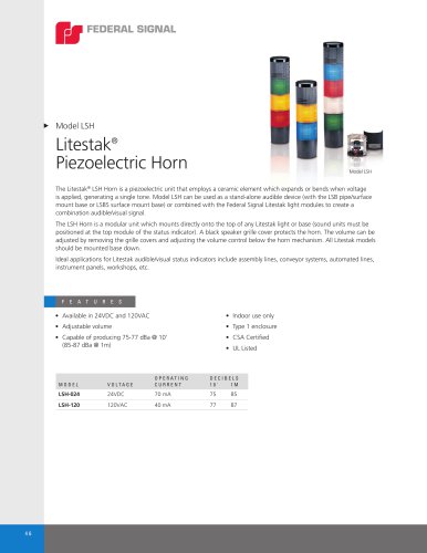 Litestak® Piezoelectric Horn