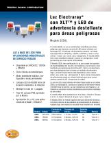 Luz Electraray® con XLT? y LED de advertencia destellante para áreas peligrosas