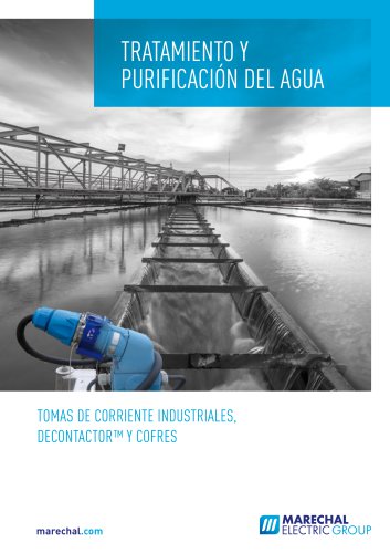 TRATAMIENTO Y PURIFICACIÓN DEL AGUA - Tomas de corriente industriales