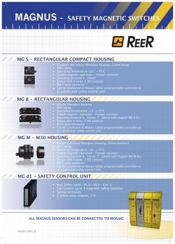 MAGNUS - Safety Magnetic switches