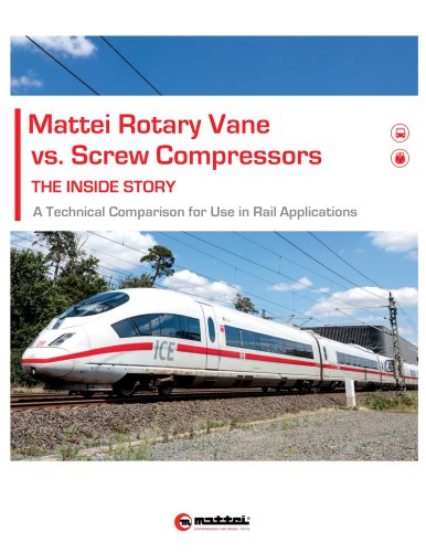 Mattei Rotary Vane vs. Screw Compressors