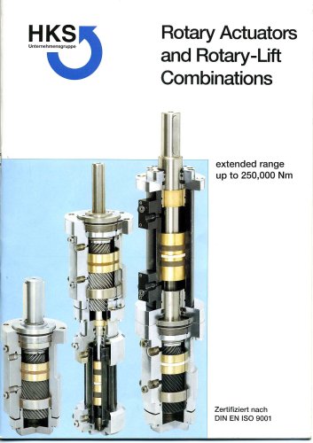 Rotary Actuators and Rotary-Lift Combinations