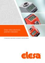 Direct drive electronic position indicators