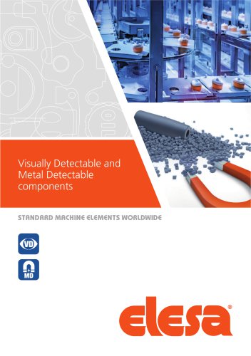 Visually Detectable and Metal Detectable components