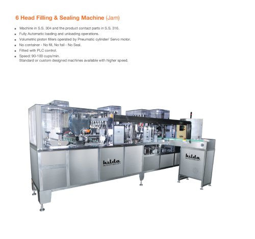 6 Head Filling & Sealing Machine (jam)