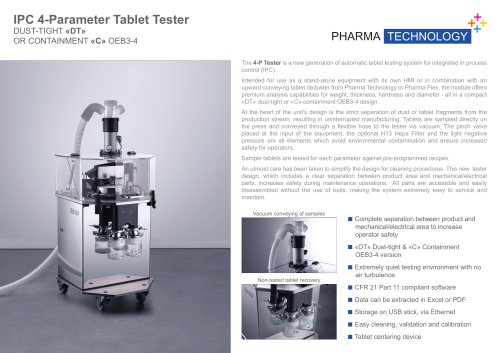 IPC 4-Parameter Tablet Tester