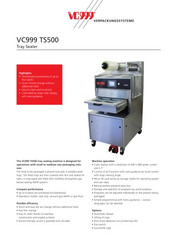 TS500 Tray Sealer