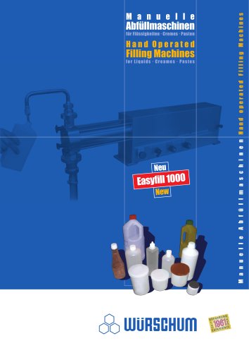 Hand Operated Filling Machines