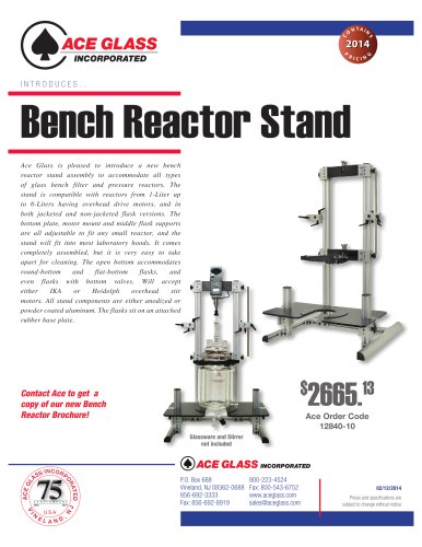 Bench Reactor Stand