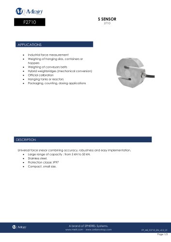 F2710 S SENSOR