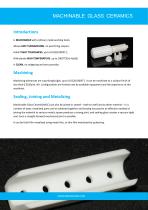 MACHINABLE GLASS CERAMICS|Innovacera