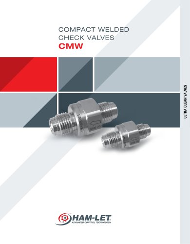 CMW COMPACT WELDED CHECK VALVES