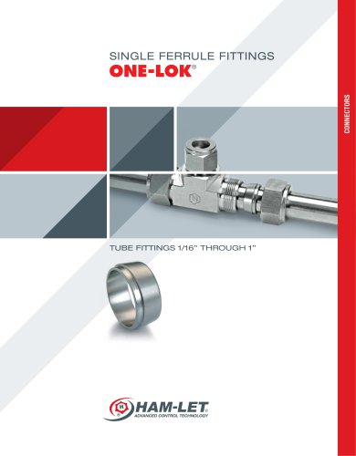 One-Lok® Single Ferrule Fittings