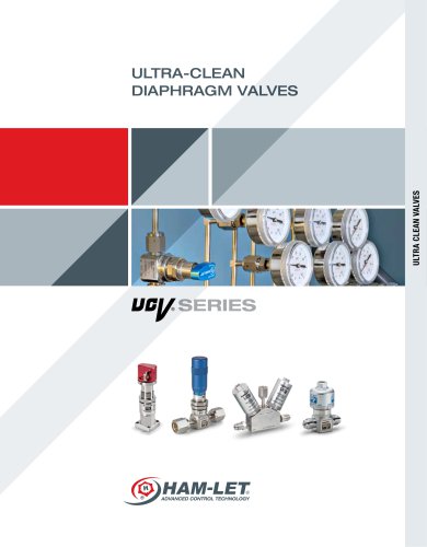 UCV Ultra Clean Diaphragm Valves